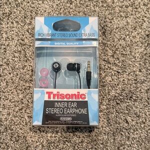 Black Earbud Headphones